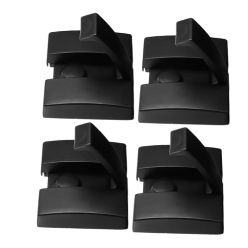 INOOMP 4 Stück Klappbarer Wandhaken aus Strapazierfähigem Space Aluminium Platzsparend Belastbar für Bad Küche und Schlafzimmer Moderner Schwarzer Kleider Handtuchhaken INOOMP 4 Stück Klappbarer Wandhaken aus Strapazierfähigem Space Aluminium Platzsparend Belastbar für Bad Küche und Schlafzimmer Moderner Schwarzer Kleider Handtuchhaken von INOOMP