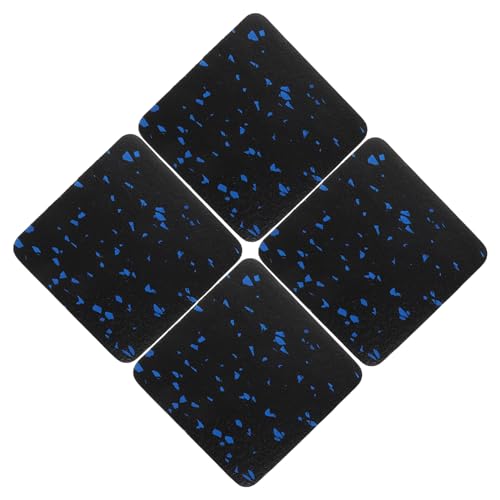 INOOMP 4 Stück Laufbandkissen Schallschutzmatte rutschfeste Matte Laufbandmatte Für Hartböden Waschmaschinenzubehör Schallabsorbierender Teppich Vibrationsabsorbierende Matte von INOOMP