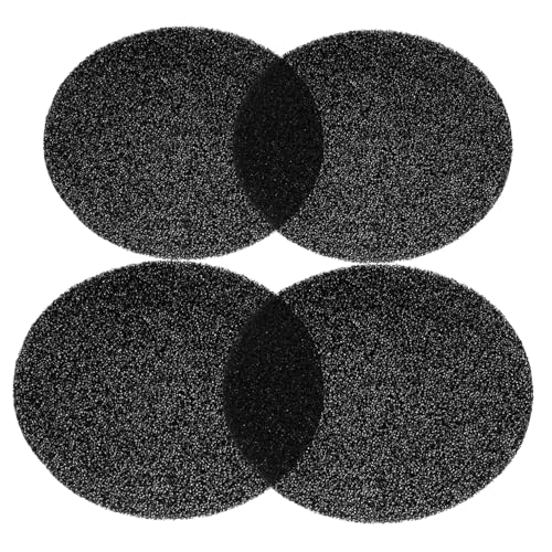 INOOMP 4 Stück Müll Kann Den Behälter Kompostieren Arbeitsplattenkompostfilter Aktivierten Kohlenstofffilter Kompost Eimer Filter Kompostkohlefilter Schwamm Black von INOOMP