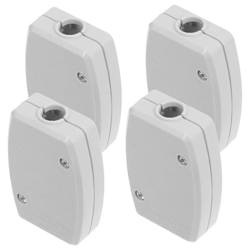 INOOMP 4 Stück Praktische Kunststoff Abzweigdose Terminal Anschlussbox für Kabel und Draht Kompakt Robust Vielseitig Einsetzbar für Elektro DIY Projekte Zuhause Büro Industrie von INOOMP