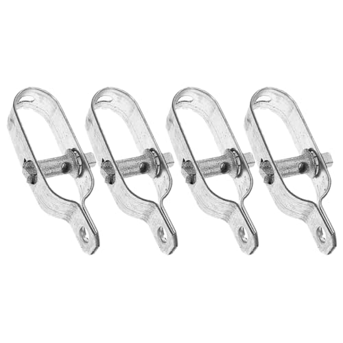 INOOMP 4 Stück Stahlseilspanner Zaundrahtseilspanner Drahtspanner Aus Metall Zaunspanner Aus Metall Stahldrahtspanner Für Den Garten Schwerer Spanner Silver Gießen von INOOMP