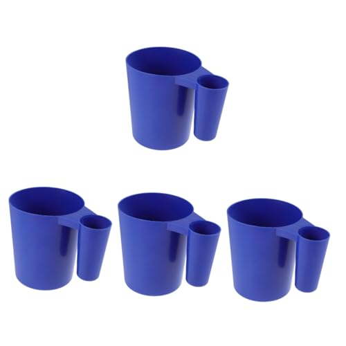 INOOMP 4 Stück Swimmingpool -Reinigung Wasserlöffel Schaufel für Poolpulver Pools sauberen Löffel kochlöffel Kunststoffschaufel mit Griff Poolfilter-Pulverlöffel Plastik von INOOMP