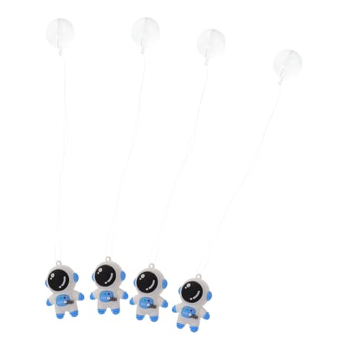 INOOMP 4 Stück Teiliges Aquarium Dekor Astronaut Schwimmend Cartoonfigur Ornament für Fischbecken Teich Landschaftsbau Lebendige Unterwasser-deko Aquarium Zubehör von INOOMP