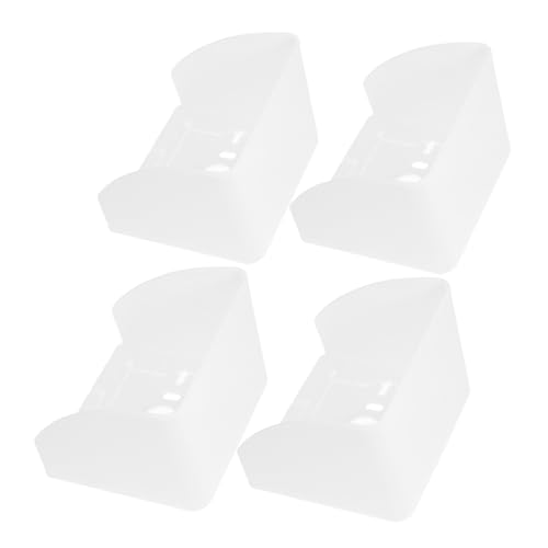 INOOMP 4 Stück Teiliges Außensteckdosen Schutzabdeckung Wetterfeste Steckdosenabdeckung in Weiß Regenschutz für Garten und Terrasse Einfache Montage Elegantes Design für Ganzjährigen von INOOMP