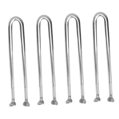 INOOMP 4 Stück Teiliges Edelstahl Milch Kochtopfgriff Langer Hitzebeständiger Griff für Pfannen und Töpfe Komfortabel und Rutschfest Praktisches Küchenzubehör von INOOMP