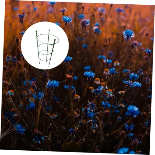 INOOMP 4 Stück Teiliges Pflanzenschutz klettergerüst aus Beschichtetem Eisen Stabiles Rankgitter zur Pflanzenstütze für Tomaten Gemüse Vertikale Kletterhilfe mit Offenem Design für von INOOMP