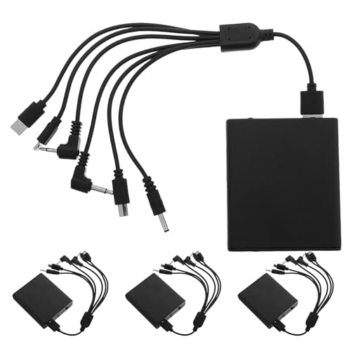 INOOMP 4-teilige Notstromversorgungsbox: Netzteil für elektronische Geräte – 6-Buchsen-EIN-/Ausschalter-Ausgänge, Versorgung für Verschiedene Geräte von INOOMP