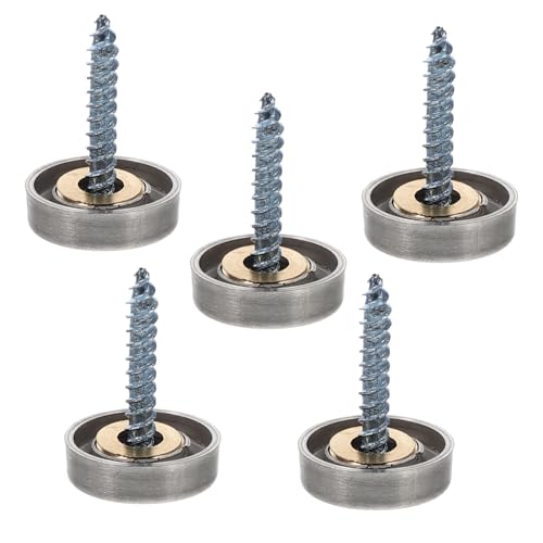 INOOMP 5 Sätze Edelstahl Spiegelhalter Schrauben mit Abdeckkappen Dekorative Werbenägel für Glas Acrylschilder Rostfrei Einfach zu Montieren Geeignet für Innen Außenbereich INOOMP 5 Sätze Edelstahl Spiegelhalter Schrauben mit Abdeckkappen Dekorative Werbenägel für Glas Acrylschilder Rostfrei Einfach zu Montieren Geeignet für Innen Außenbereich von INOOMP