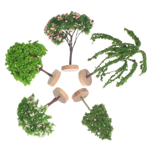 INOOMP 5 Stück Plastiktrees mit Basis für DIY Projekte Realistische Diorama Pflanzen für Kreative Modelle und Bastelarbeiten INOOMP 5 Stück Plastiktrees mit Basis für DIY Projekte Realistische Diorama Pflanzen für Kreative Modelle und Bastelarbeiten von INOOMP