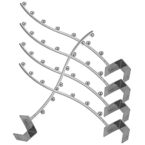 INOOMP 5 Stück Teiliges Faltbares Wandmontage Garderobenhaken mit Quadratischem Rohr Rutschfest Platzsparend Langlebig mit Perlendesign zur Kleideraufbewahrung und Organisation INOOMP 5 Stück Teiliges Faltbares Wandmontage Garderobenhaken mit Quadratischem Rohr Rutschfest Platzsparend Langlebig mit Perlendesign zur Kleideraufbewahrung und Organisation von INOOMP