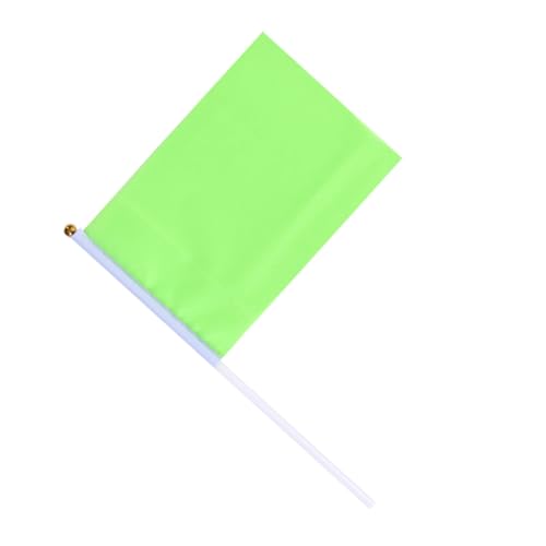 INOOMP 50 Stück Handwellen Fahnen Grün Polyester Quadratisch Leichte Partydekoration für Feiern und Events Portable Kleine Flaggen INOOMP 50 Stück Handwellen Fahnen Grün Polyester Quadratisch Leichte Partydekoration für Feiern und Events Portable Kleine Flaggen von INOOMP