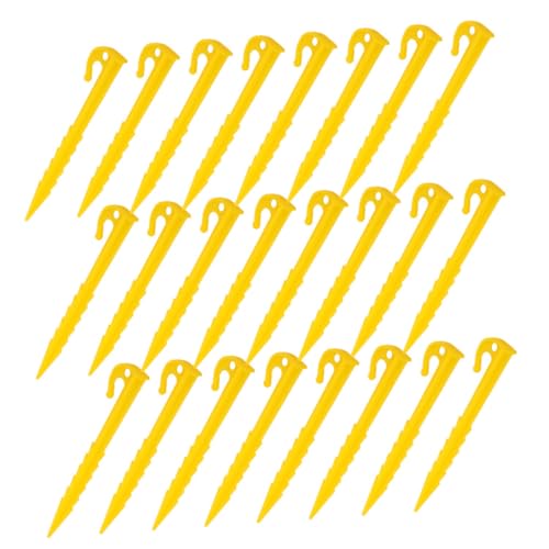 INOOMP 50 Stück Kunststoff Zeltheringe mit Sägezahn Robuste Erdanker für Camping Strand Garten Windfeste Leichte Zeltnägel für Rasen Sand Erde Einfaches Aufstellen und Entfernen INOOMP 50 Stück Kunststoff Zeltheringe mit Sägezahn Robuste Erdanker für Camping Strand Garten Windfeste Leichte Zeltnägel für Rasen Sand Erde Einfaches Aufstellen und Entfernen von INOOMP