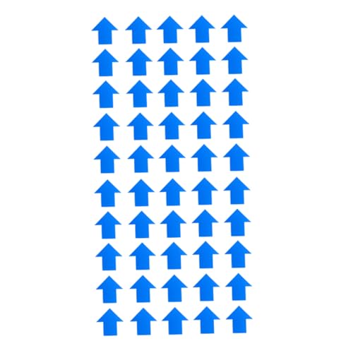 INOOMP 50 Stück Selbstklebende Warnschild Aufkleber Blau Richtung für Boden Wand Markierung Innen Außen Langlebig Rückstandsfrei für Lager Schule Verkehr Sport INOOMP 50 Stück Selbstklebende Warnschild Aufkleber Blau Richtung für Boden Wand Markierung Innen Außen Langlebig Rückstandsfrei für Lager Schule Verkehr Sport von INOOMP