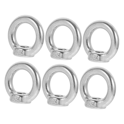 INOOMP 6 Stück Teiliges Edelstahl Ringschrauben Rostfrei Ösenschrauben für Sichere Befestigung und Vielseitige Anwendungen im Innen und Außenbereich INOOMP 6 Stück Teiliges Edelstahl Ringschrauben Rostfrei Ösenschrauben für Sichere Befestigung und Vielseitige Anwendungen im Innen und Außenbereich von INOOMP