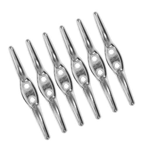 INOOMP 6 Stück Teiliges Metallhaken für Jalousien Schnurhalter zur Kindersicherung Verknotungsfreie Befestigung Vielseitig Kompatibel mit Vertikal Rolloschals Einfache Wandmontage von INOOMP