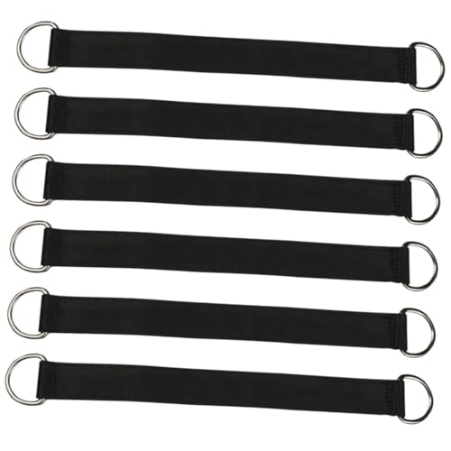 INOOMP 6 Stück Teiliges Outdoor Schaukel Gurt aus Rostfreiem Metall mit Karabinern Tragbare Hängematten aufhängung Sicherer Langlebiger Baum schaukel Hängesessel Befestigung für Camping INOOMP 6 Stück Teiliges Outdoor Schaukel Gurt aus Rostfreiem Metall mit Karabinern Tragbare Hängematten aufhängung Sicherer Langlebiger Baum schaukel Hängesessel Befestigung für Camping von INOOMP