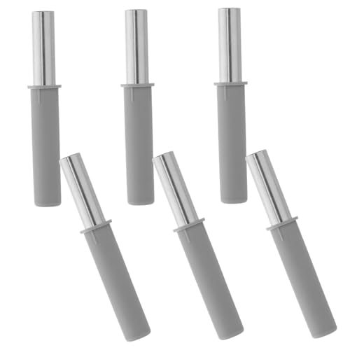 INOOMP 6 Stück Teiliges Soft-close Mülltonnen-dämpfer Geräuscharmem Hydraulischem Puffersystem Langsames Schließen für Küchenschrank Mülltonnendeckel Langlebig aus Edelstahl und von INOOMP