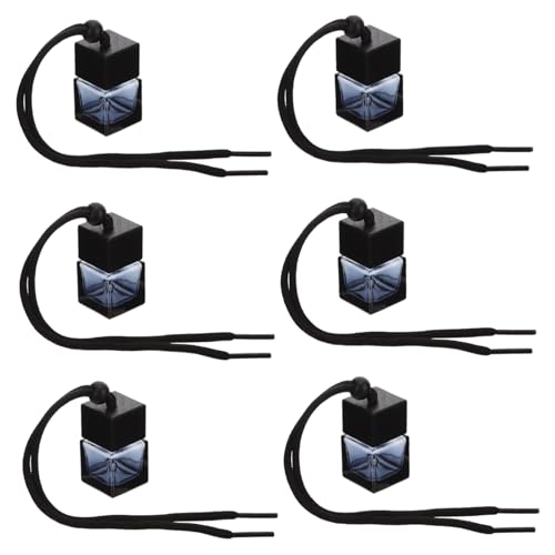 INOOMP 6Stücke Auto Duft Diffusor Nachfüllbar Hängende Parfümflasche für Auto Büro und Zuhause Design Robuste und Langlebige von INOOMP