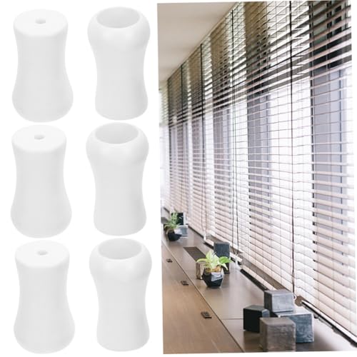INOOMP 8 Stück Teiliges Holz kordelknäufe für Jalousien Kleine Weiße Vorhanganhänger Einfache DIY Installation Langlebige Fensterrollo zubehörteile Geeignet für Innen INOOMP 8 Stück Teiliges Holz kordelknäufe für Jalousien Kleine Weiße Vorhanganhänger Einfache DIY Installation Langlebige Fensterrollo zubehörteile Geeignet für Innen von INOOMP