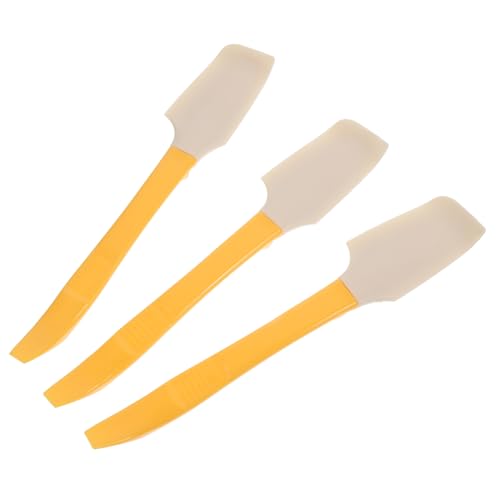 INOOMP 8 Stück Teiliges Kleine Silikon spatel Vielseitig Einsetzbar zum Scrapen von Gläsern und Töpfen Hitzebeständig Rutschfest Bpa frei für Backen und Kochen von INOOMP