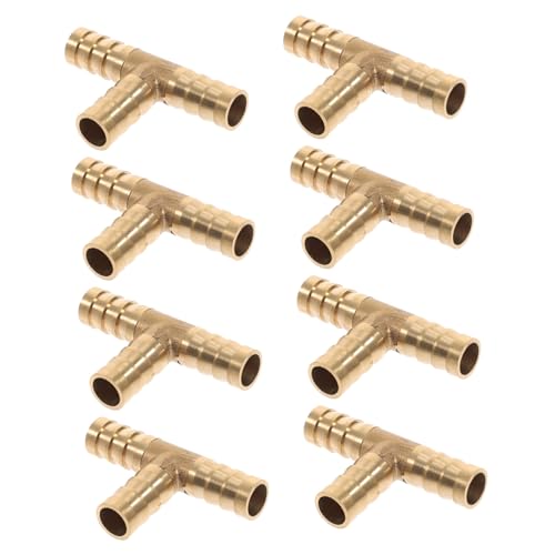 INOOMP 8 Stück Teiliges Kupfer Pex Rohrverbinder Crimp Fitting Schlauchanschluss Wasserfeste Kupplung für Rohrleitungsreparatur und Wohnmobilinstallationen von INOOMP