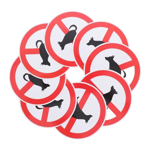 INOOMP 8 Stück Teiliges No Dog Poop Warnschild aus Wasserdichtem PVC mit Auffälligem Design Langlebig und UV beständig zur Sauberen Garten Hofpflege Erinnerung für Verantwortungsbewusste INOOMP 8 Stück Teiliges No Dog Poop Warnschild aus Wasserdichtem PVC mit Auffälligem Design Langlebig und UV beständig zur Sauberen Garten Hofpflege Erinnerung für Verantwortungsbewusste von INOOMP