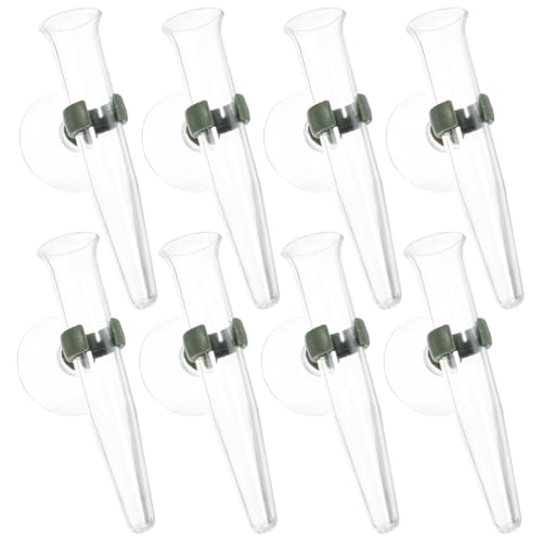 INOOMP 8 Stück Wasserspeicherrohr Florist Blumentuben Besonderheit Blumenwasserröhrchen/-fläschchen Stammrohre Blumenrohre Wasser Blumenwasserrohre Orchideenröhre Siphon Klein Transparent von INOOMP