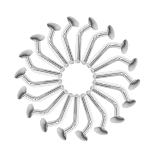 INOOMP 80 Stück Verzinkte Förmige Sicherungsbolzen für Palettenregale Werkzeuglose Montage Kompatibel Heavy Duty Befestigung für Lager und Logistiksysteme von INOOMP