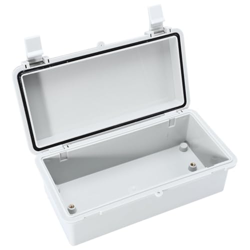 INOOMP Abs Wasserdichte Verteilerdose Robuste Außen Abzweigdose mit Kabeldurchführung Wetterfeste Projektbox für Elektrische Installationen im Außenbereich von INOOMP