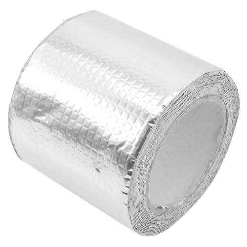 INOOMP Aluminiumfolie Dichtungsband Selbstklebend Wetterfest Reparaturband für Dach Fenster Auto Vielseitig Einsetzbar Robust und Einfach Zuschneidbar INOOMP Aluminiumfolie Dichtungsband Selbstklebend Wetterfest Reparaturband für Dach Fenster Auto Vielseitig Einsetzbar Robust und Einfach Zuschneidbar von INOOMP