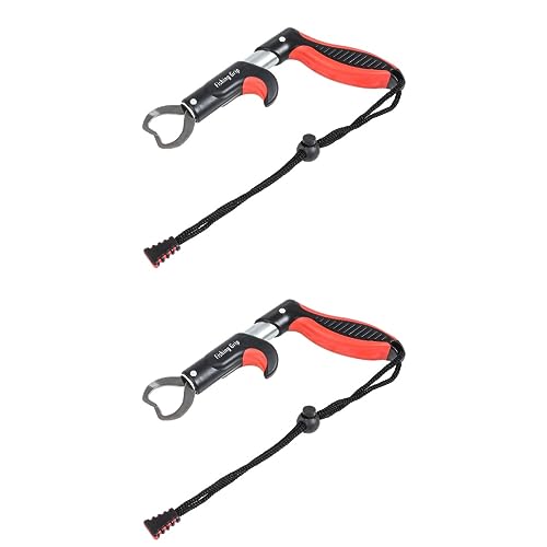INOOMP Angelausrüstung 2 Stück Angelzubehör Controller Metall Fischmann Angelwaage Metall Fischgreifer Angelregal Angelgriff Angelzange Griff Fischlippengreifer Fischclip Handregler INOOMP Angelausrüstung 2 Stück Angelzubehör Controller Metall Fischmann Angelwaage Metall Fischgreifer Angelregal Angelgriff Angelzange Griff Fischlippengreifer Fischclip Handregler von INOOMP