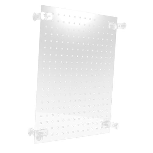 INOOMP Aquarium Trennwand aus Transparentem Kunststoff Klarer Isolations und Filterboard für Friedliches Fischverhalten Leicht Montierbar Wasserpermeabel Geeignet für Zuchtbecken und von INOOMP