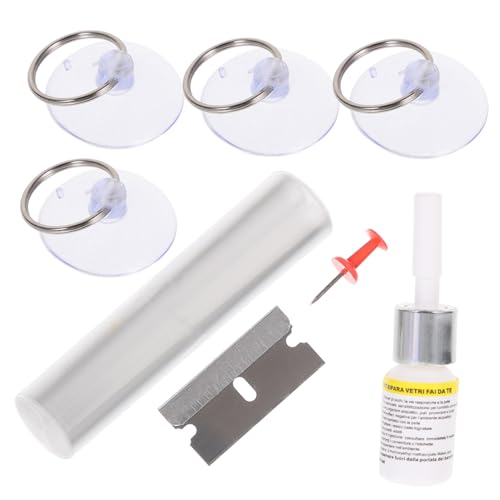 INOOMP Auto Glas Reparaturset Windschutzscheiben Riss Kit DIY Scheibenreparatur für Steinschlag Risse Kratzer Einfache Anwendung Langlebige Wirkung INOOMP Auto Glas Reparaturset Windschutzscheiben Riss Kit DIY Scheibenreparatur für Steinschlag Risse Kratzer Einfache Anwendung Langlebige Wirkung von INOOMP