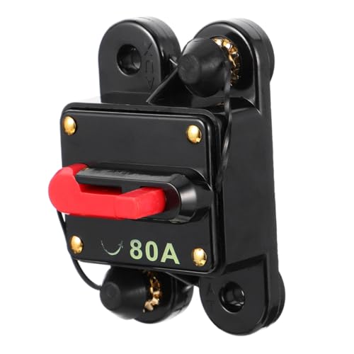 INOOMP Auto Leistungsschalter mit Selbstresettem Sicherungshalter Hochtemperaturbeständig Legierungsmaterial für Leitfähigkeit Schutz für Kfz audiosysteme Zuverlässiger Leitungsschutz von INOOMP