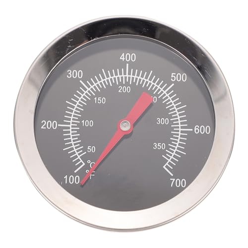 INOOMP Bimetall Ofenthermometer aus Edelstahl Hitzebeständig Präzise Food Thermometer für Bbq und Grill Messbereich zum Fleischgaren und Backofen Temperaturkontrolle von INOOMP
