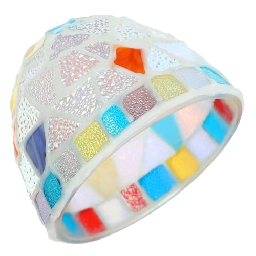 INOOMP Bunte Glaslampenschale Ersatz Lampenschirm für Deckenleuchte Pendelleuchte Nordic Retro Mediterran Stil Wohnzimmer Schlafzimmer Beleuchtung INOOMP Bunte Glaslampenschale Ersatz Lampenschirm für Deckenleuchte Pendelleuchte Nordic Retro Mediterran Stil Wohnzimmer Schlafzimmer Beleuchtung von INOOMP