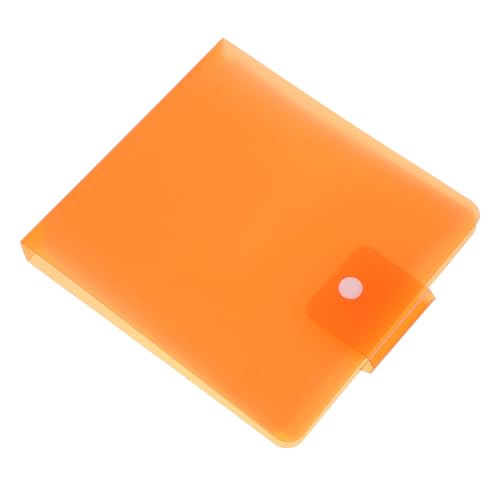 INOOMP CD Aufbewahrungsbox Fächer Orange Robuster Kunststoff Organizer für und DVDs Kompakte Aufbewahrungstasche mit Reißverschluss für Auto Reise und Zuhause INOOMP CD Aufbewahrungsbox Fächer Orange Robuster Kunststoff Organizer für und DVDs Kompakte Aufbewahrungstasche mit Reißverschluss für Auto Reise und Zuhause von INOOMP