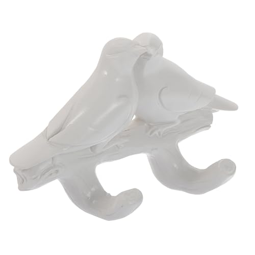 INOOMP Dekorativer Resin Wandhaken Weiß Vogel Motiv Selbstklebend Ohne Bohren Für Küche Schlafzimmer Wohnzimmer Praktischer Kleiner Haken Mit Stilvollem Design INOOMP Dekorativer Resin Wandhaken Weiß Vogel Motiv Selbstklebend Ohne Bohren Für Küche Schlafzimmer Wohnzimmer Praktischer Kleiner Haken Mit Stilvollem Design von INOOMP