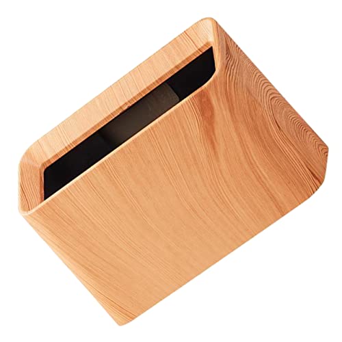 INOOMP Desktop Mülleimer im Retro Design Tischmülleimer aus Holzoptik für Büro Wohnzimmer Badezimmer und Küche Eleganter Abfalleimer zur Aufbewahrung von Abfällen und Kleinen INOOMP Desktop Mülleimer im Retro Design Tischmülleimer aus Holzoptik für Büro Wohnzimmer Badezimmer und Küche Eleganter Abfalleimer zur Aufbewahrung von Abfällen und Kleinen von INOOMP