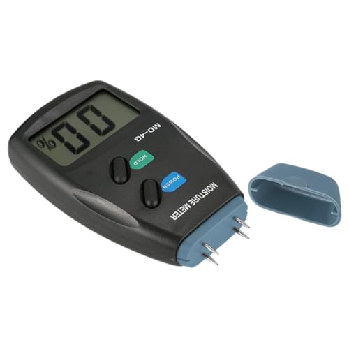 INOOMP Digital Feuchtigkeitsmesser Holzfeuchte Messgerät Hochpräzises Wasserleck Feuchtemessgerät Schnelle Genaue Feuchtigkeitsmessung für Holz und Bauholz von INOOMP