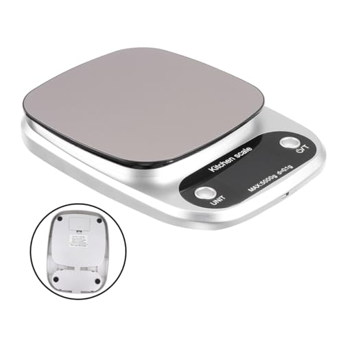 INOOMP Digitale Küchenwaage Edelstahl Präzision Wiederaufladbar mit Lcd display für Backen Kochen Portionskontrolle Langlebig Leicht und Vielseitig für Haushalt und Schmuck INOOMP Digitale Küchenwaage Edelstahl Präzision Wiederaufladbar mit Lcd display für Backen Kochen Portionskontrolle Langlebig Leicht und Vielseitig für Haushalt und Schmuck von INOOMP