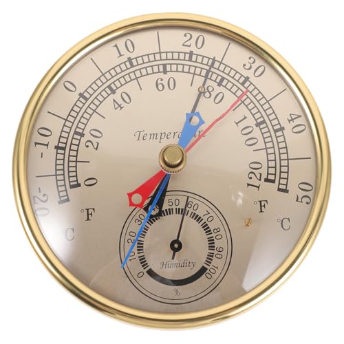 INOOMP Digitales Thermometer Hygrometer für Innen und Außen Präzise Temperatur Feuchtigkeitsmessung Geeignet für Gewächshaus Wohnzimmer Garten Modernes Design Langlebiges Glas INOOMP Digitales Thermometer Hygrometer für Innen und Außen Präzise Temperatur Feuchtigkeitsmessung Geeignet für Gewächshaus Wohnzimmer Garten Modernes Design Langlebiges Glas von INOOMP