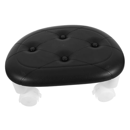 INOOMP Drehbarer Rollhocker mit Rädern Kleiner Runder Sitzhocker für Wohnzimmer Flexibler Mobiler Fußhocker unter Schreibtisch Platzsparender Leichter Drehstuhl INOOMP Drehbarer Rollhocker mit Rädern Kleiner Runder Sitzhocker für Wohnzimmer Flexibler Mobiler Fußhocker unter Schreibtisch Platzsparender Leichter Drehstuhl von INOOMP