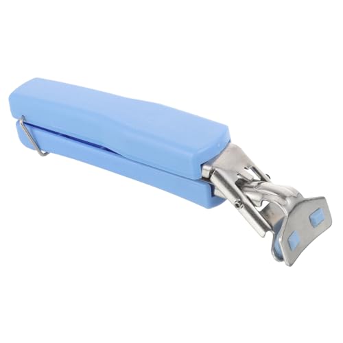 INOOMP Edelstahl Anti verbrühungs Topfheber mit Rutschfestem Griff Multifunktionaler Schalen Tellerhalter Hitzebeständig Korrosionsresistent für Küche und Camping Blau von INOOMP