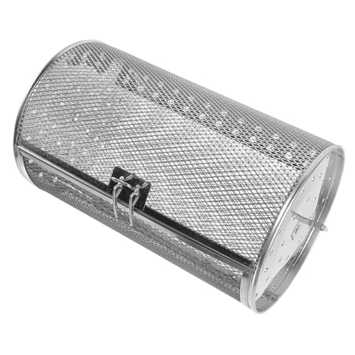 INOOMP Edelstahl Grillkorb mit Drehfunktion Luftzirkulierender Ofen rotisserie korb Langlebiger Grillrost für Gleichmäßiges Garen Vielseitiges Zubehör für Backofen und Airfryer INOOMP Edelstahl Grillkorb mit Drehfunktion Luftzirkulierender Ofen rotisserie korb Langlebiger Grillrost für Gleichmäßiges Garen Vielseitiges Zubehör für Backofen und Airfryer von INOOMP