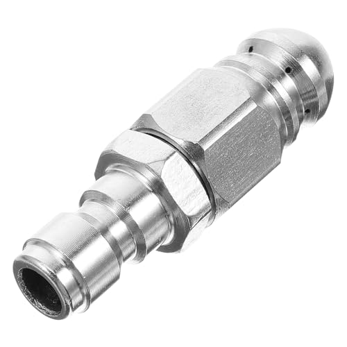 INOOMP Edelstahl Hochdruckdüse Sprühdüse Reinigungsmaschine Zubehör Küchen Abfluss Rohrreinigung Langlebig Robust Zuverlässig von INOOMP