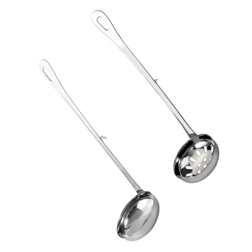 INOOMP Edelstahl Hotpot Schöpflöffel und Sieb mit Hakengriff Hitzebeständig Rostfrei Teilig zum Servieren und Abgießen mit Aufhängeloch für Einfache Lagerung Küche INOOMP Edelstahl Hotpot Schöpflöffel und Sieb mit Hakengriff Hitzebeständig Rostfrei Teilig zum Servieren und Abgießen mit Aufhängeloch für Einfache Lagerung Küche von INOOMP