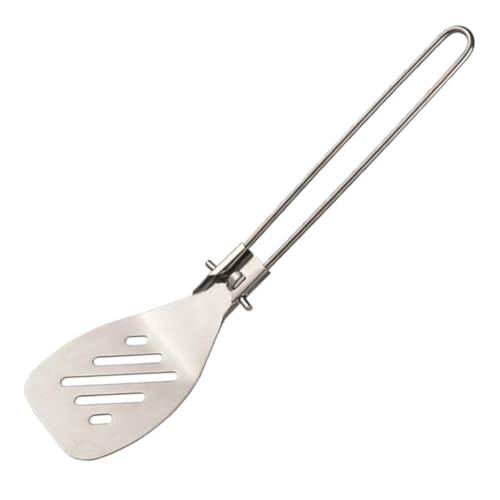 INOOMP Edelstahl Klappbarer Steakspatel Küchenhelfer Faltbarer Pfannenwender Robust Rostfrei für Grill Outdoor Restaurant von INOOMP