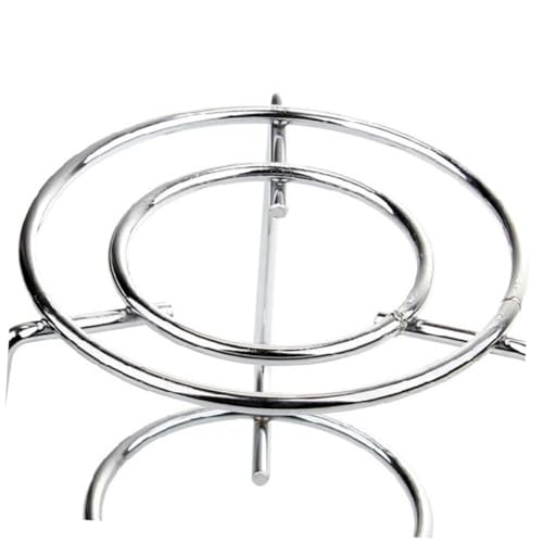 INOOMP Edelstahl Runder Herdständer Multifunktional Stabiler Spiritusbrenner Halter für Camping Outdoor Kochen Unterstützt Töpfe und Kessel Fördert Luftzirkulation für Effizientes Garen INOOMP Edelstahl Runder Herdständer Multifunktional Stabiler Spiritusbrenner Halter für Camping Outdoor Kochen Unterstützt Töpfe und Kessel Fördert Luftzirkulation für Effizientes Garen von INOOMP