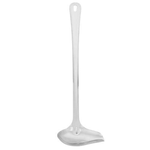 INOOMP Edelstahl Schöpfkelle mit Ausgießer Präziser Soßenlöffel für Küche Tropfsicherer Gießlöffel mit Ergonomischem Griff für Saucen Suppen und Öl Langlebiges Küchenutensil von INOOMP